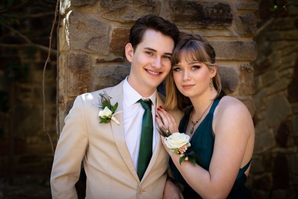 Couples portrait capturing authentic connection