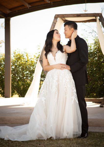 Couples portrait capturing authentic connection