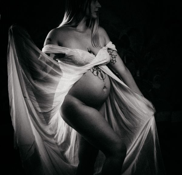 Maternity portrait celebrating this milestone